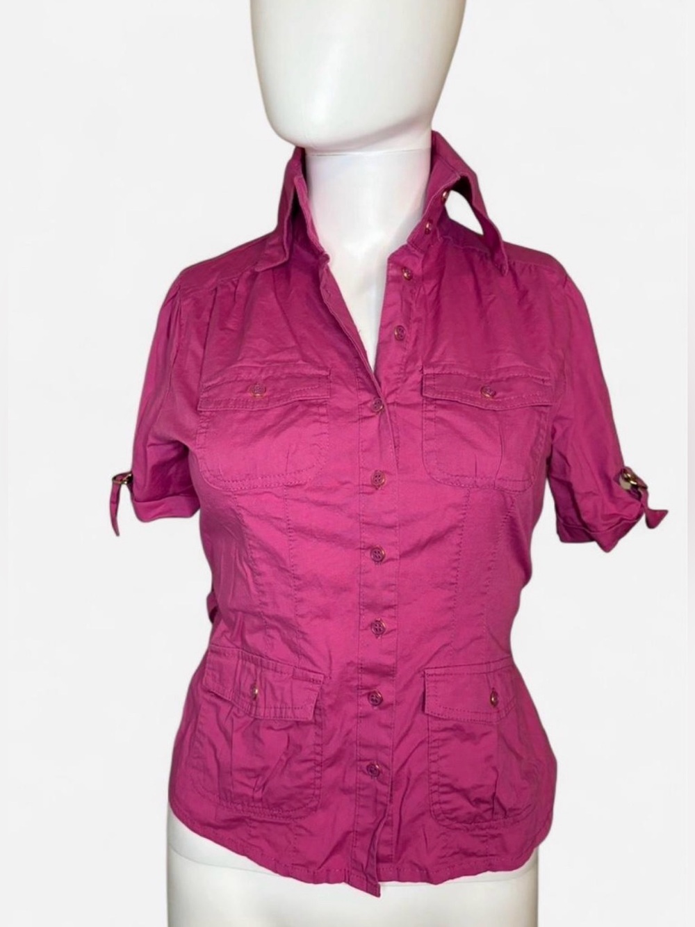 Wet seal Y2K button up top